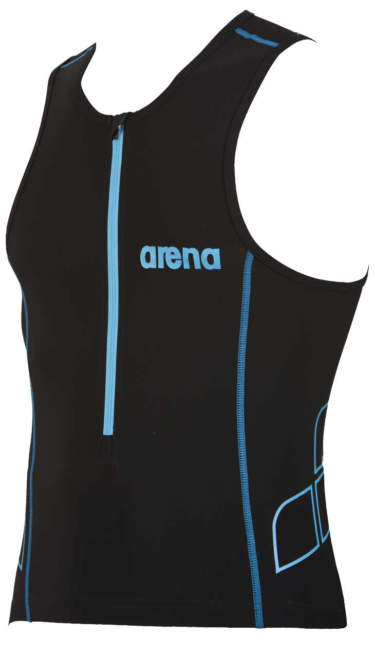 Arena Triathlon Top Zwart/Blauw Heren