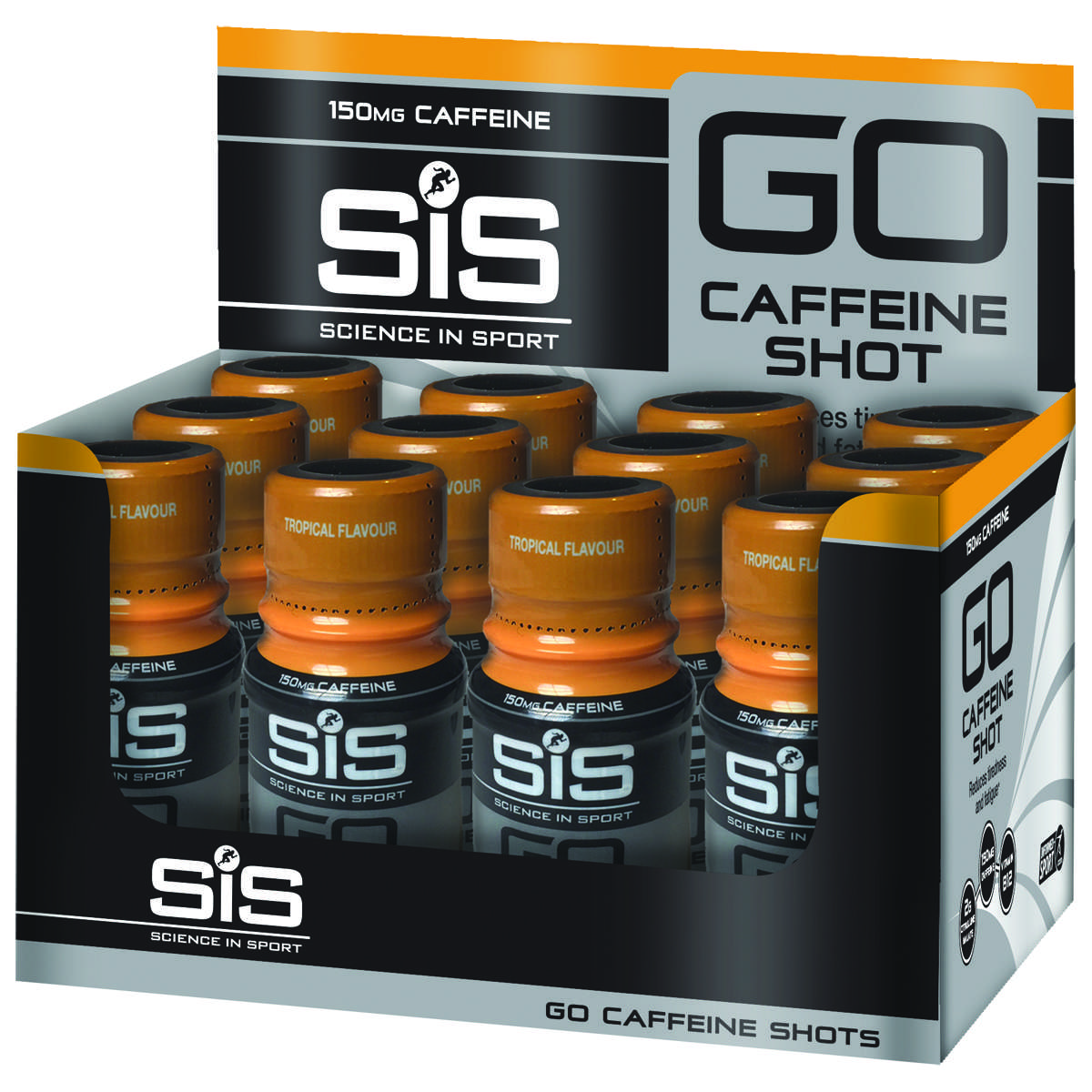 SiS GO Caffeine Shot Tropical 12 Pack