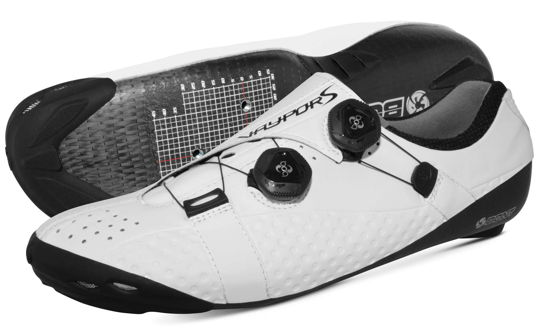 Bont Vaypor S Wielrenschoenen Mat Wit Heren koop je bij Futurumshop