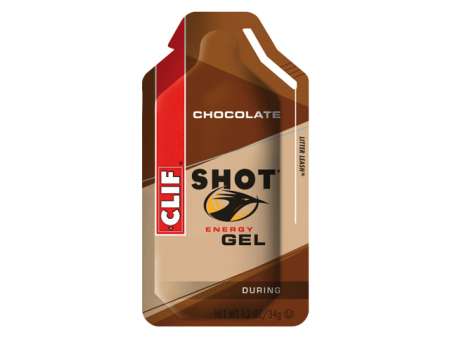 Clif Bar Energie Gel Shot Chocolade (24 stuks)