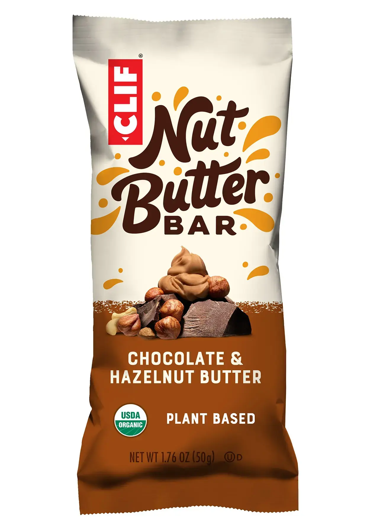 Clif Bar NBF Chocolate Hazelnut Butter Sportrepen (12 stuks)