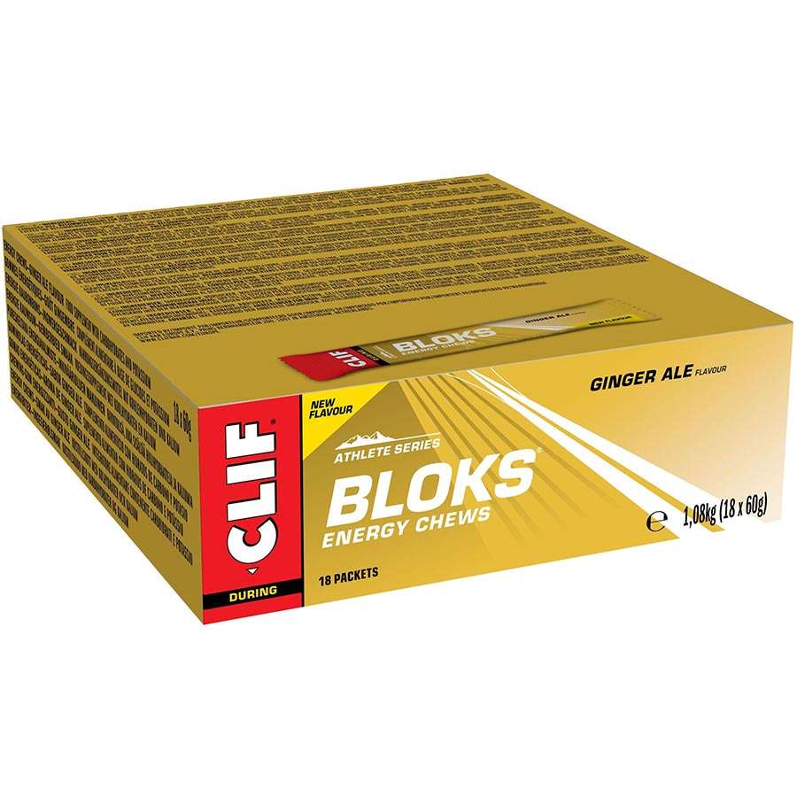 Clif Bar Energy Chew Ginger Ale Gel blocks (18 stuks) 