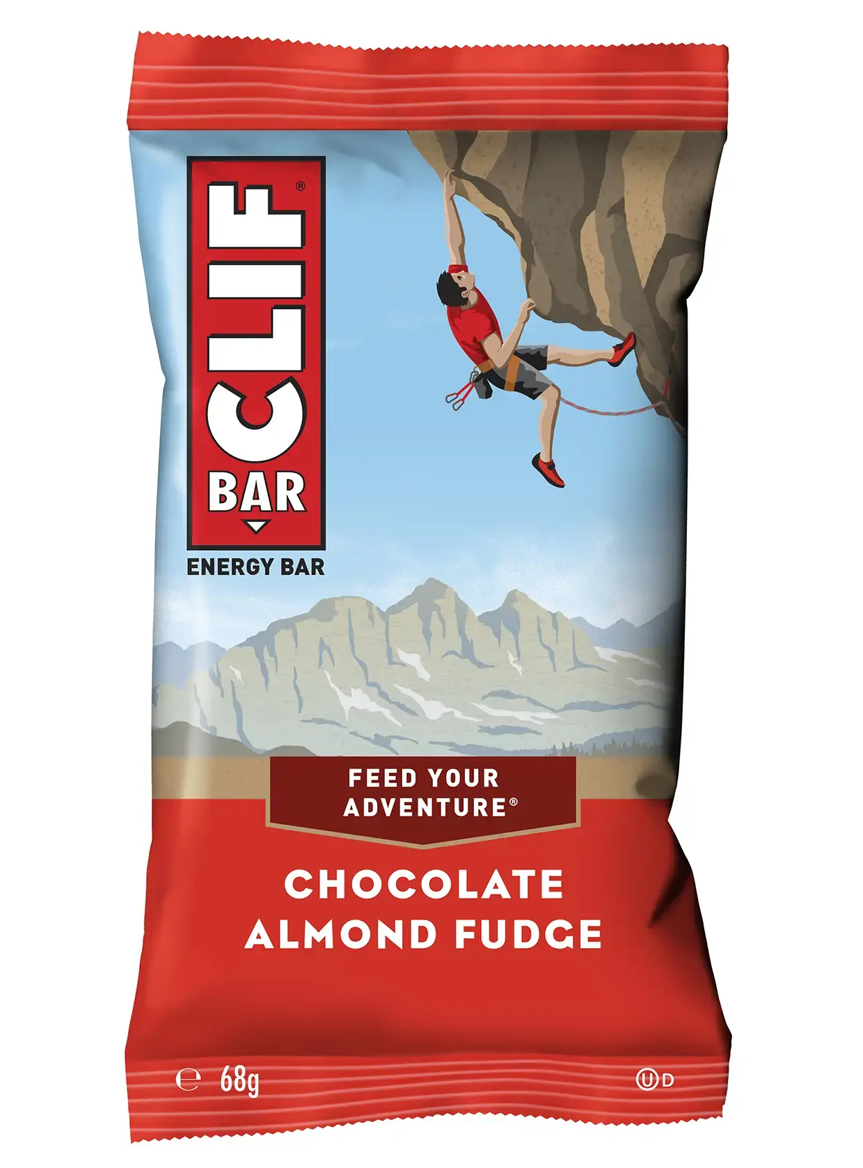Clif Bar Chocolate Almond Fudge Sportrepen (12 stuks)