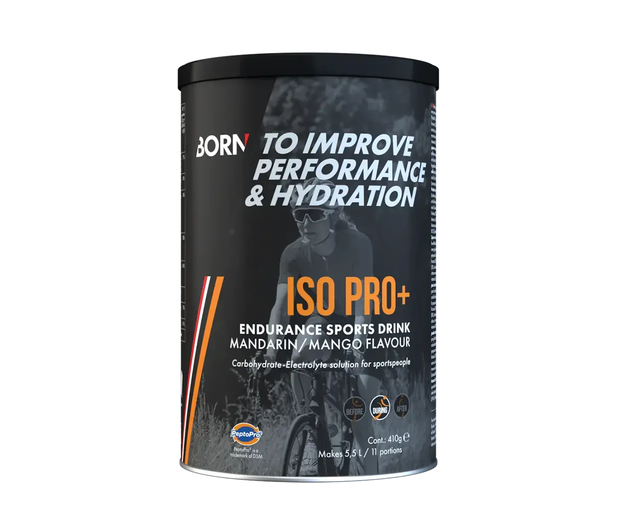 BORN Iso Pro+ Sportdrank Mandarijn/Mango 400g