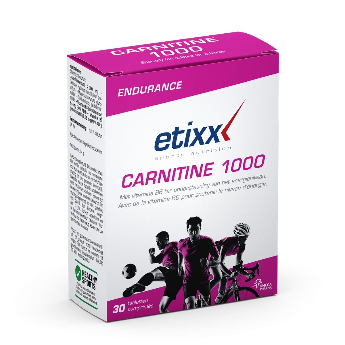 Etixx Carnitine 1000 Tabletten 30 Stuks
