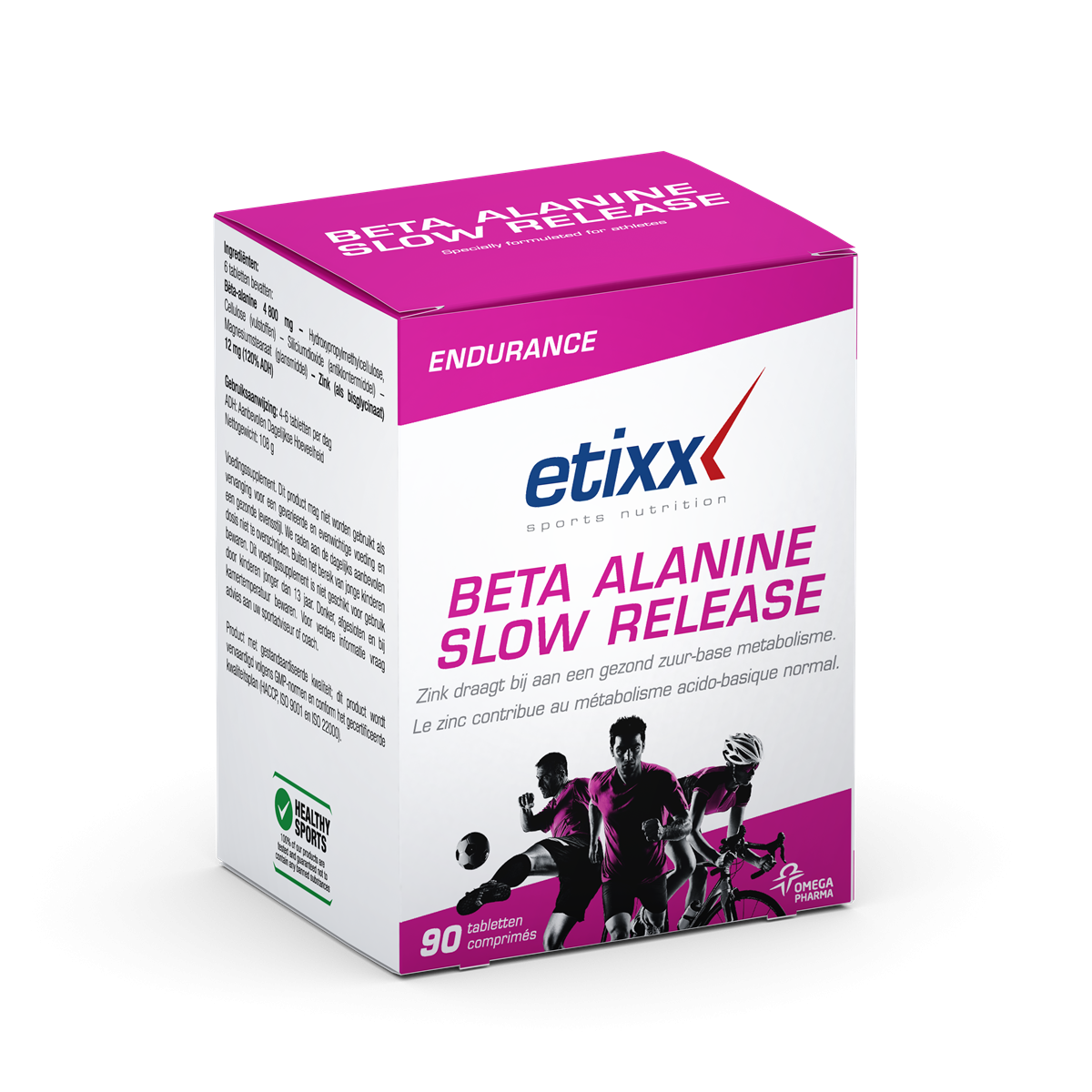 Etixx Beta Alanine Zink Tabletten 90 Stuks