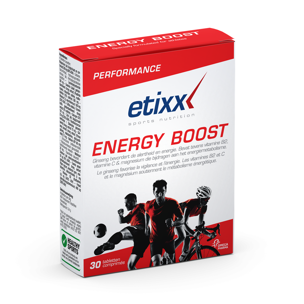 Etixx Energie Boost Tabletten 30 Stuks