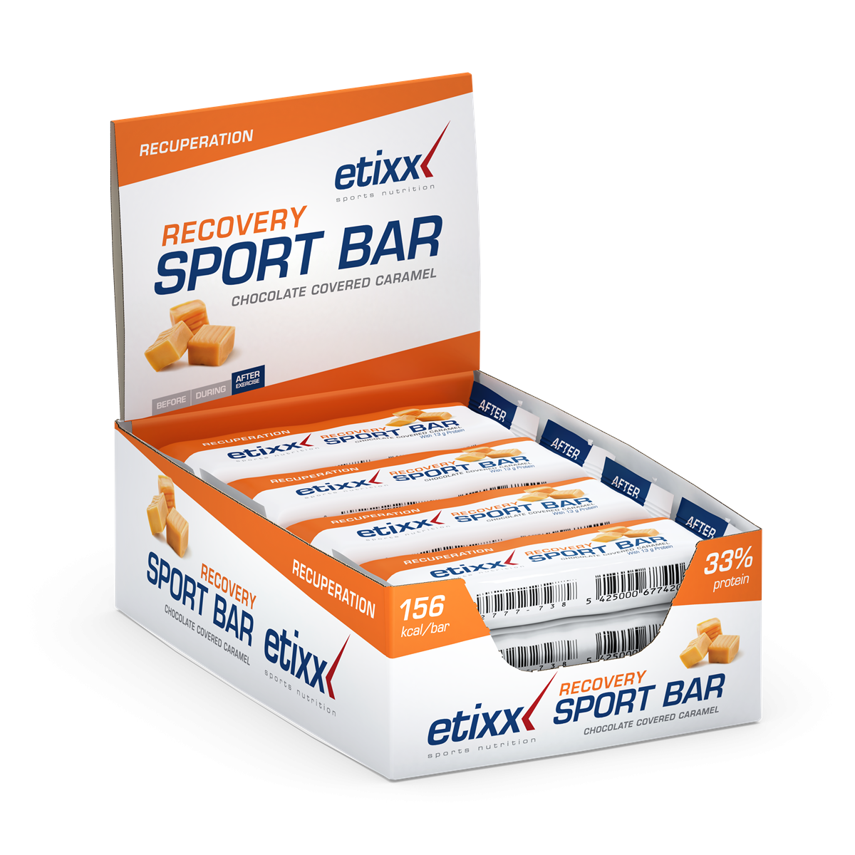 Etixx Recovery Sport Reep Caramel 12 x 40 g