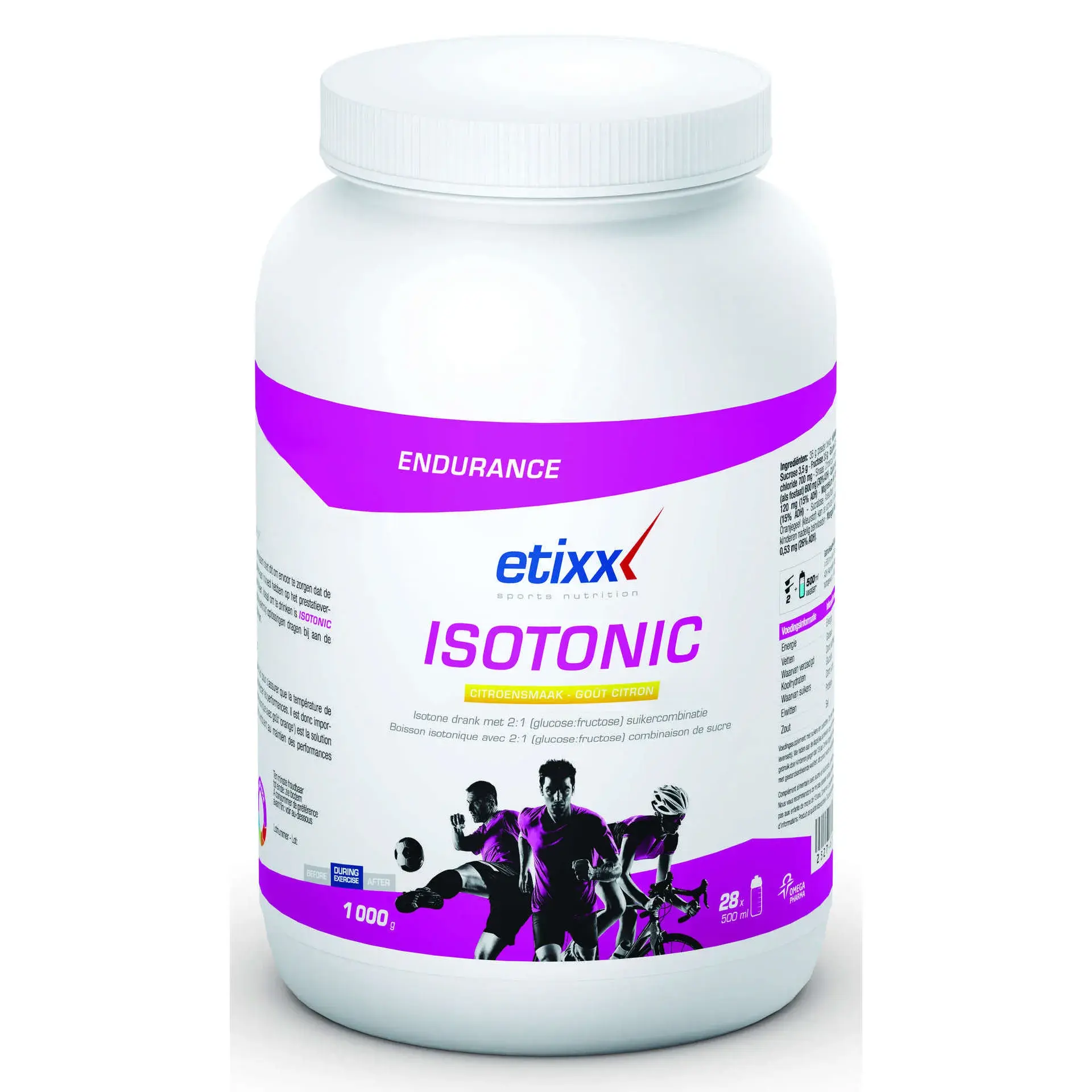 Etixx Isotonic Sportdrank Lemon 1 kg