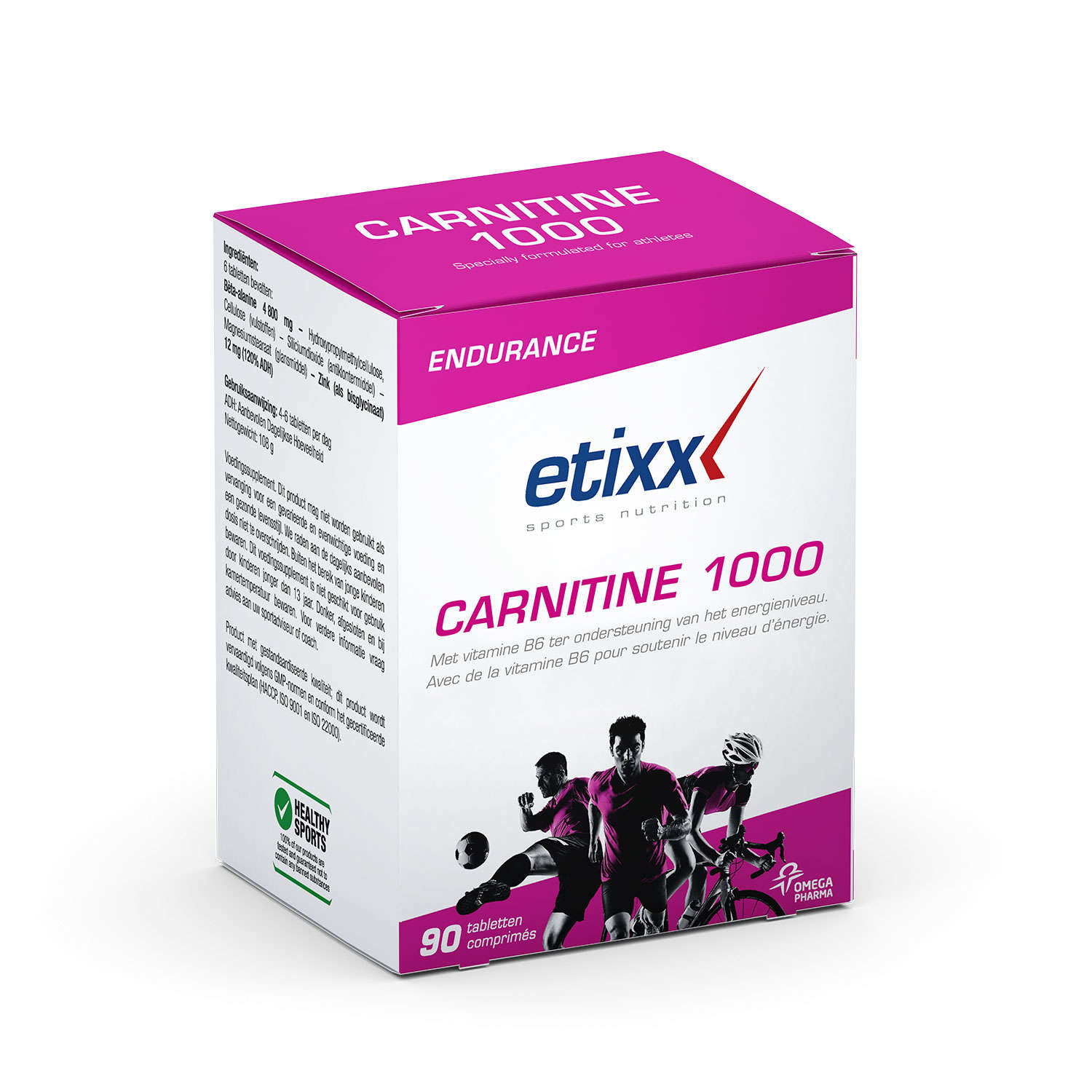 Etixx Carnitine 1000 Tabletten 90 Stuks