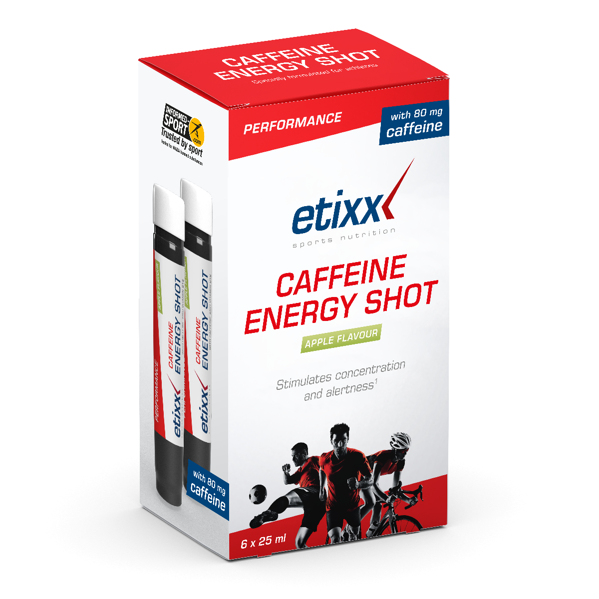 Etixx Cafeïne Energy Shot 6 x 25 ml