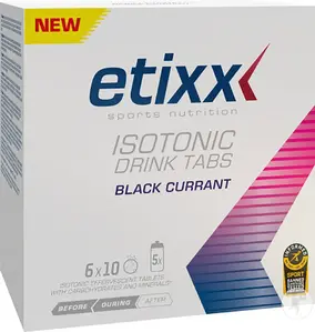 Etixx Isotonic Drink Tab 6x10 Zwarte Bes