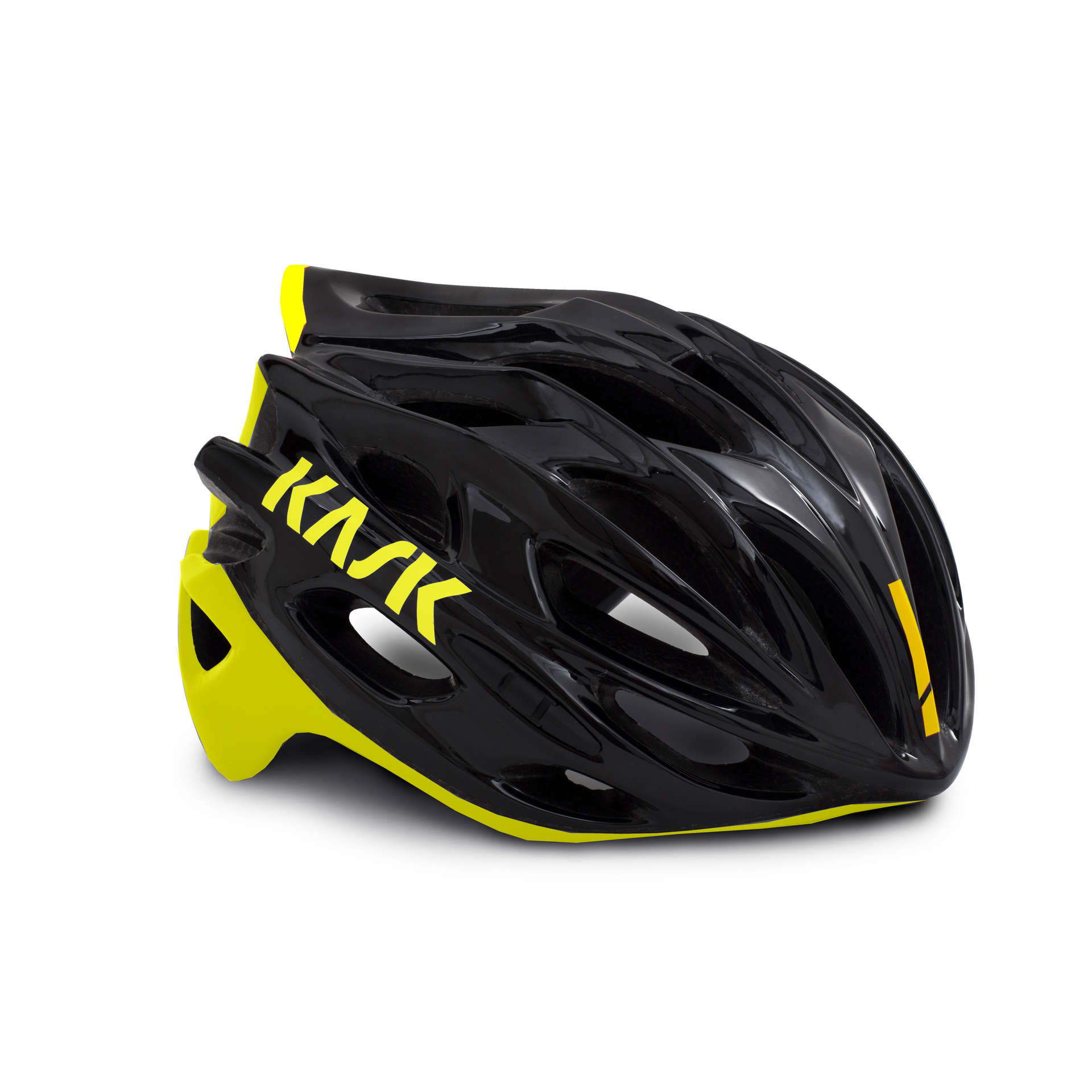 KASK Mojito X Race Fietshelm Zwart/Fluo Geel koop je bij Futurumshop.nl