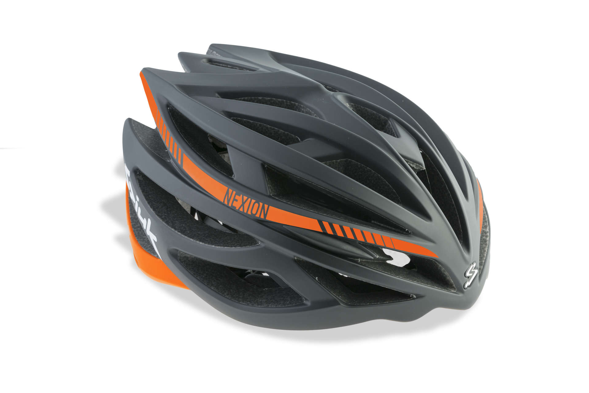 Spiuk Nexion Race Fietshelm Zwart/Oranje High Visibility 53-61 cm koop je  bij Futurumshop.nl
