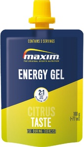 Maxim Instant Energy Gel Pack Citrus 12x100 gram