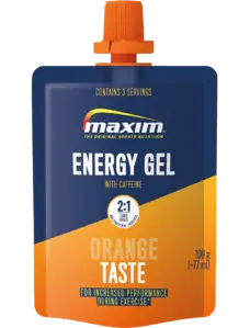 Maxim Instant Energy Gel Pack Sinaasappel 12 x 100g