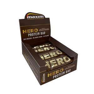 Maxim Hero Chocolate Proteinbar 20g Eiwit (12 stuks)
