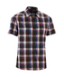 Gonso Staiko Shirt Korte Mouwen Zwart/Blauw/Rood Heren