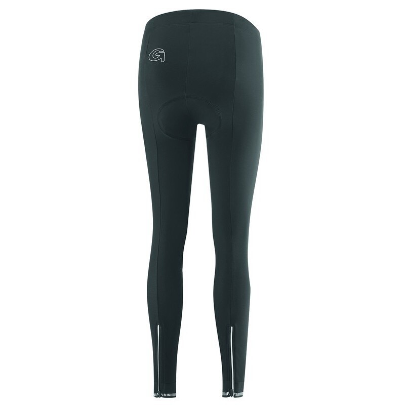 Gonso Essential Softshell Fietsbroek met Bretels zonder Zeem Dames - Zwart