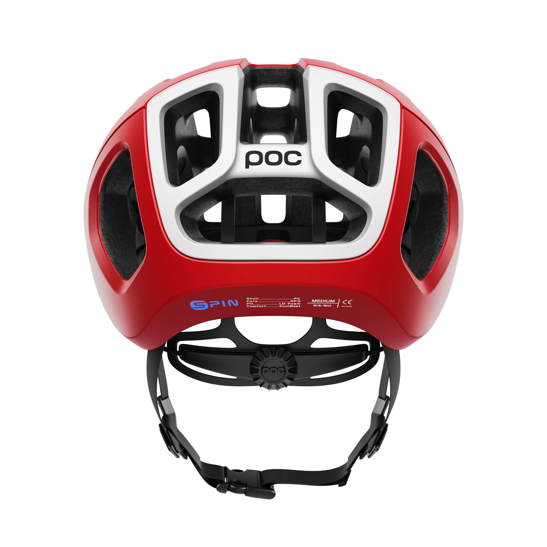 POC Ventral Air SPIN Race Fietshelm Mat Rood