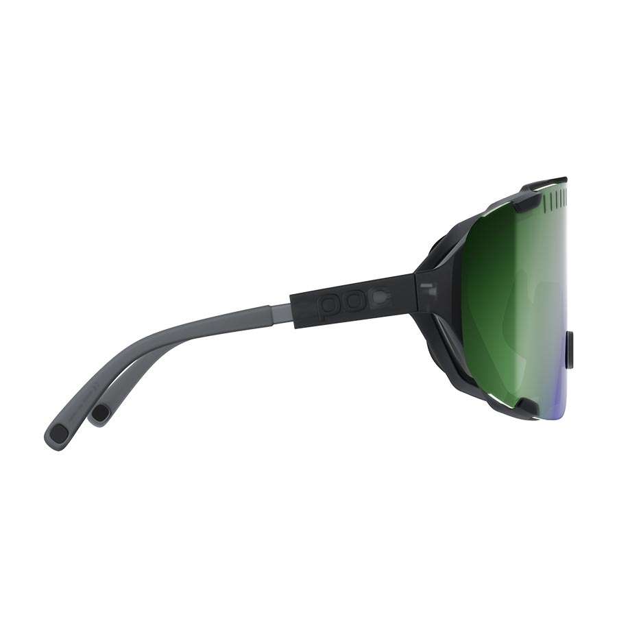 POC Devour Sport Zonnebril Doorzichtig met Grey Deep Green Mirror Lens