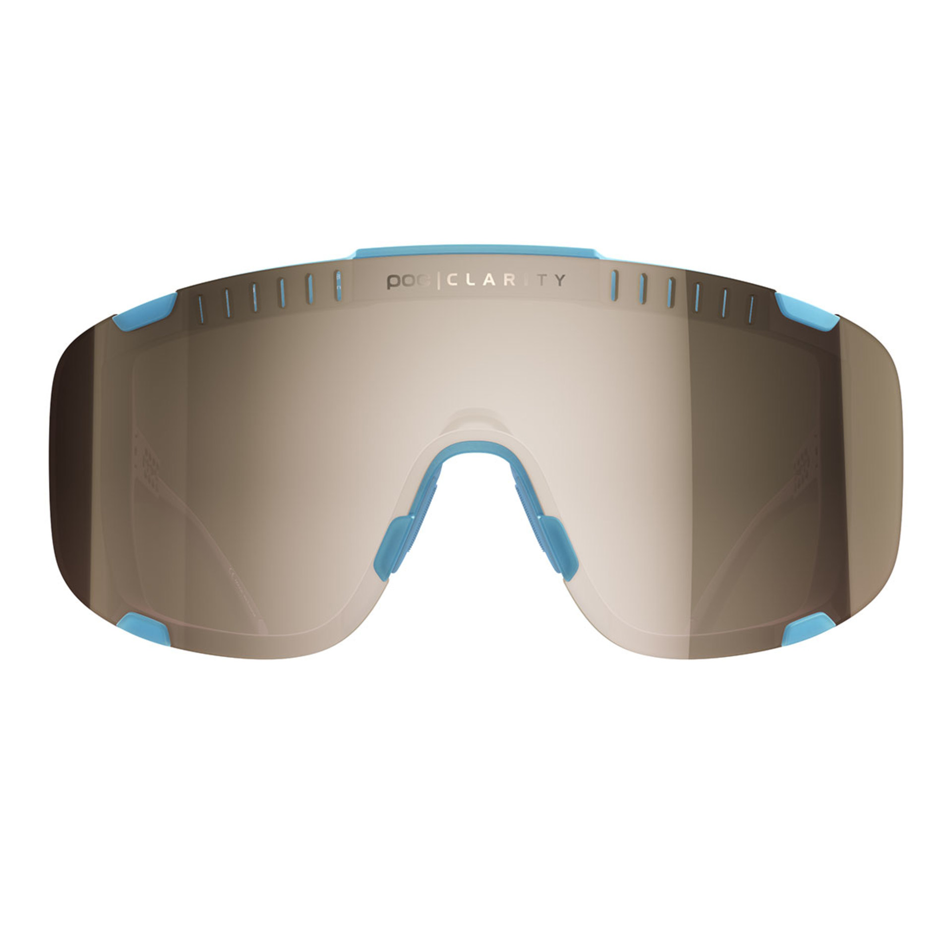 POC Devour Sport Zonnebril Lichtblauw met Clarity Silver Mirror Lens