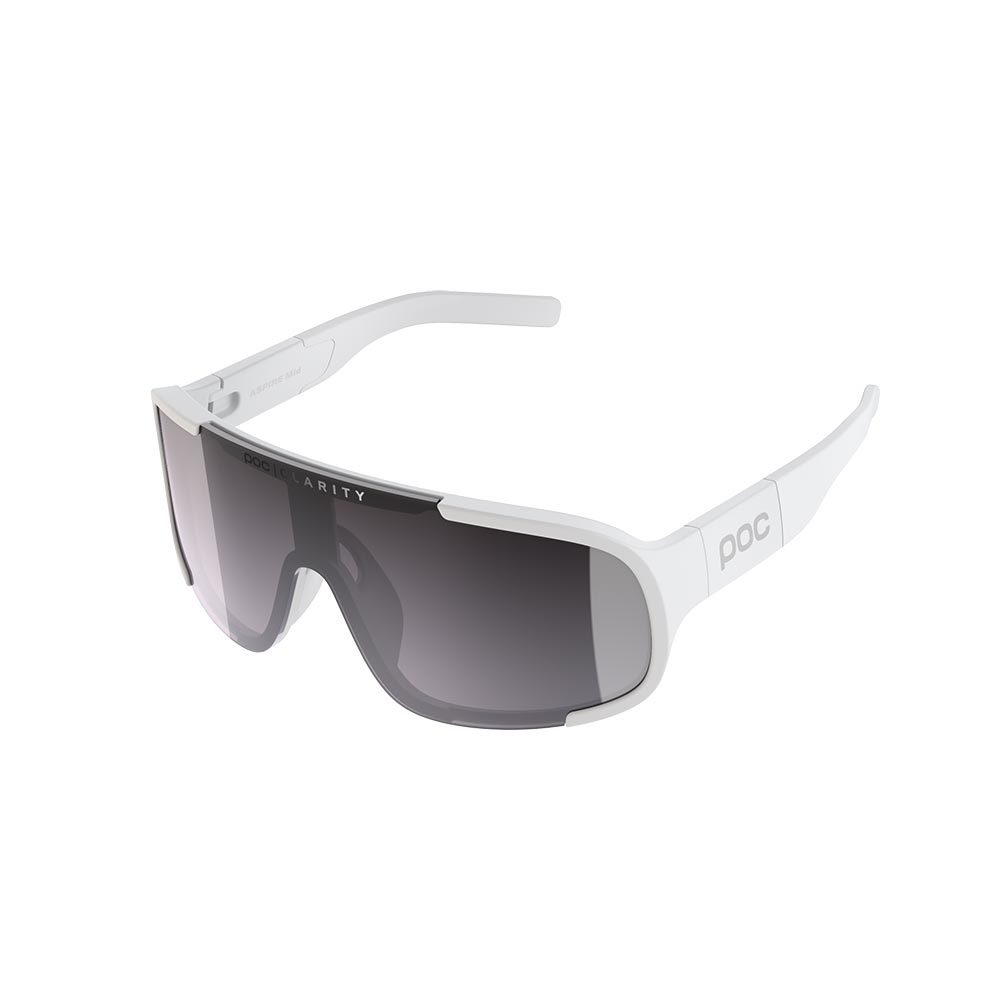 POC Aspire Mid Sport Zonnebril Wit met Clarity Road Silver Lens