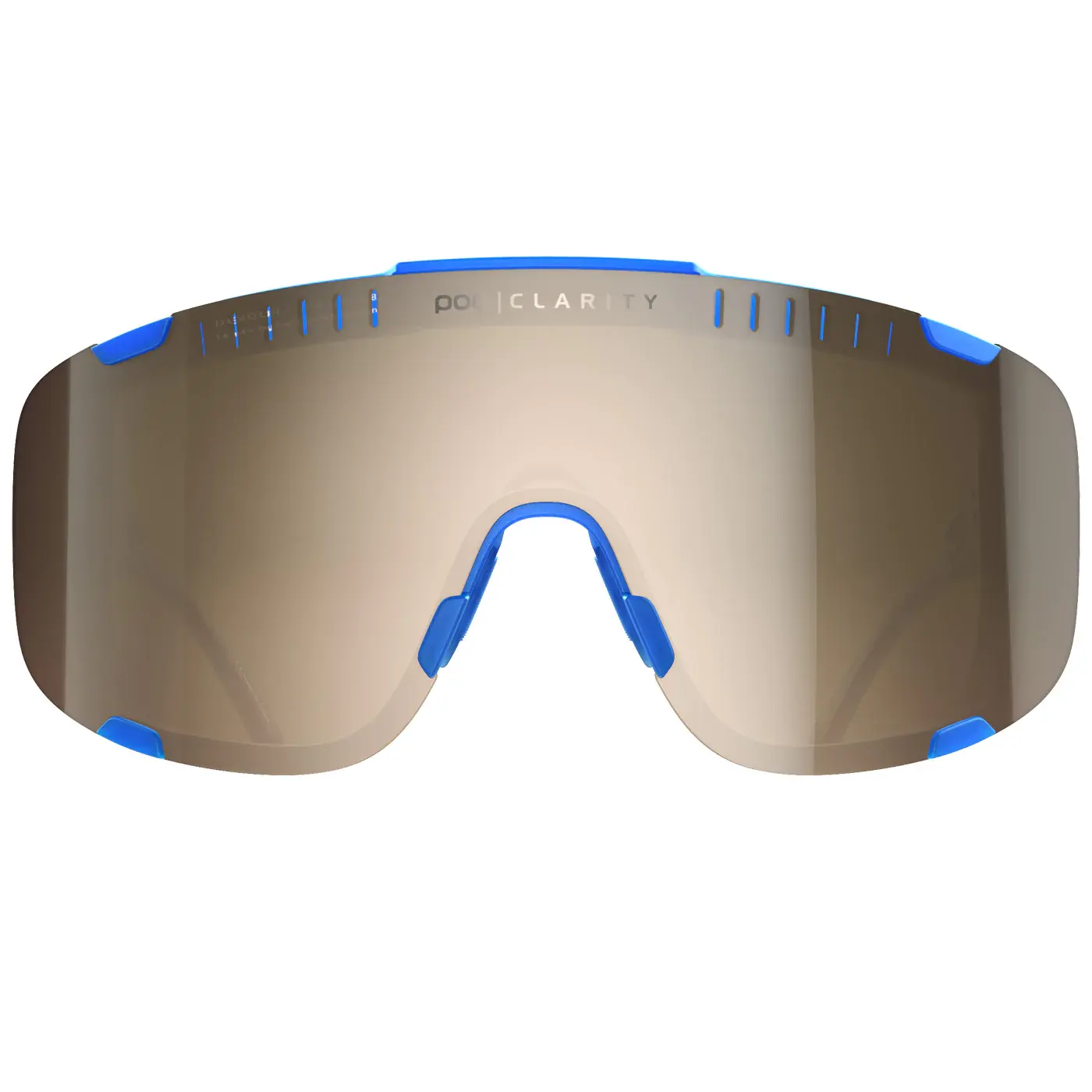 POC Devour Sport Zonnebril Blauw met Clarity Silver Mirror Lens