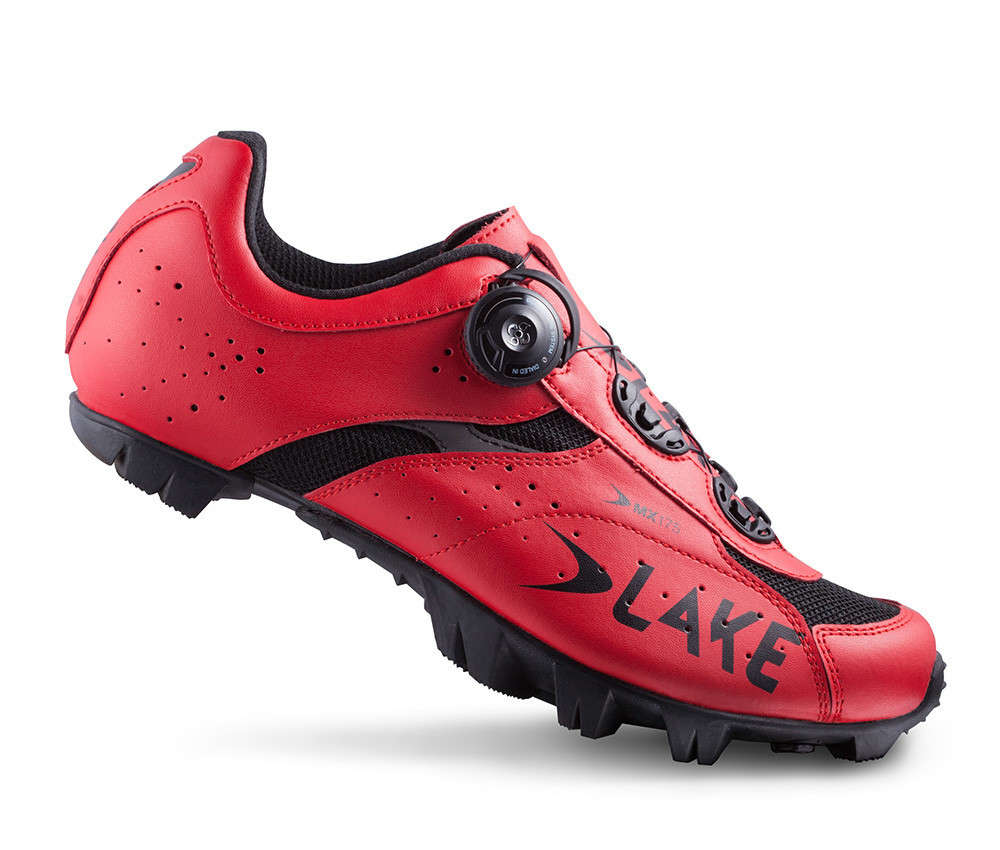 Lake MX175 Mountainbikeschoenen Rood Zwart Heren