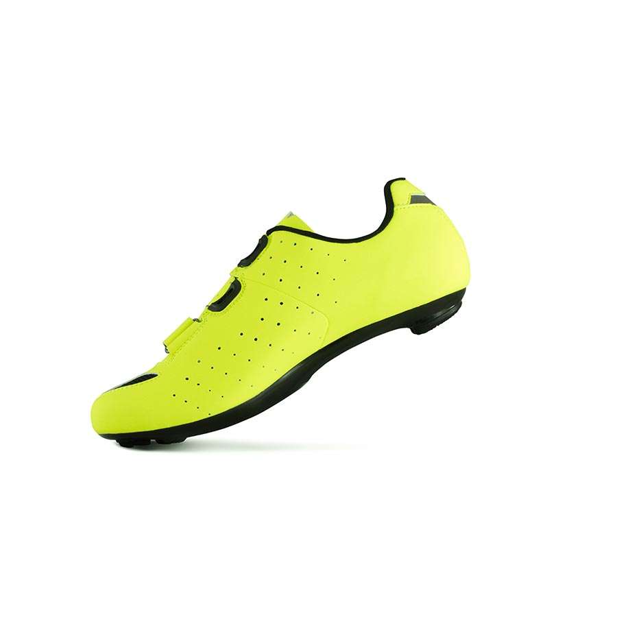 Lake CX176 Wide Wielrenschoenen Fluo Geel Heren 