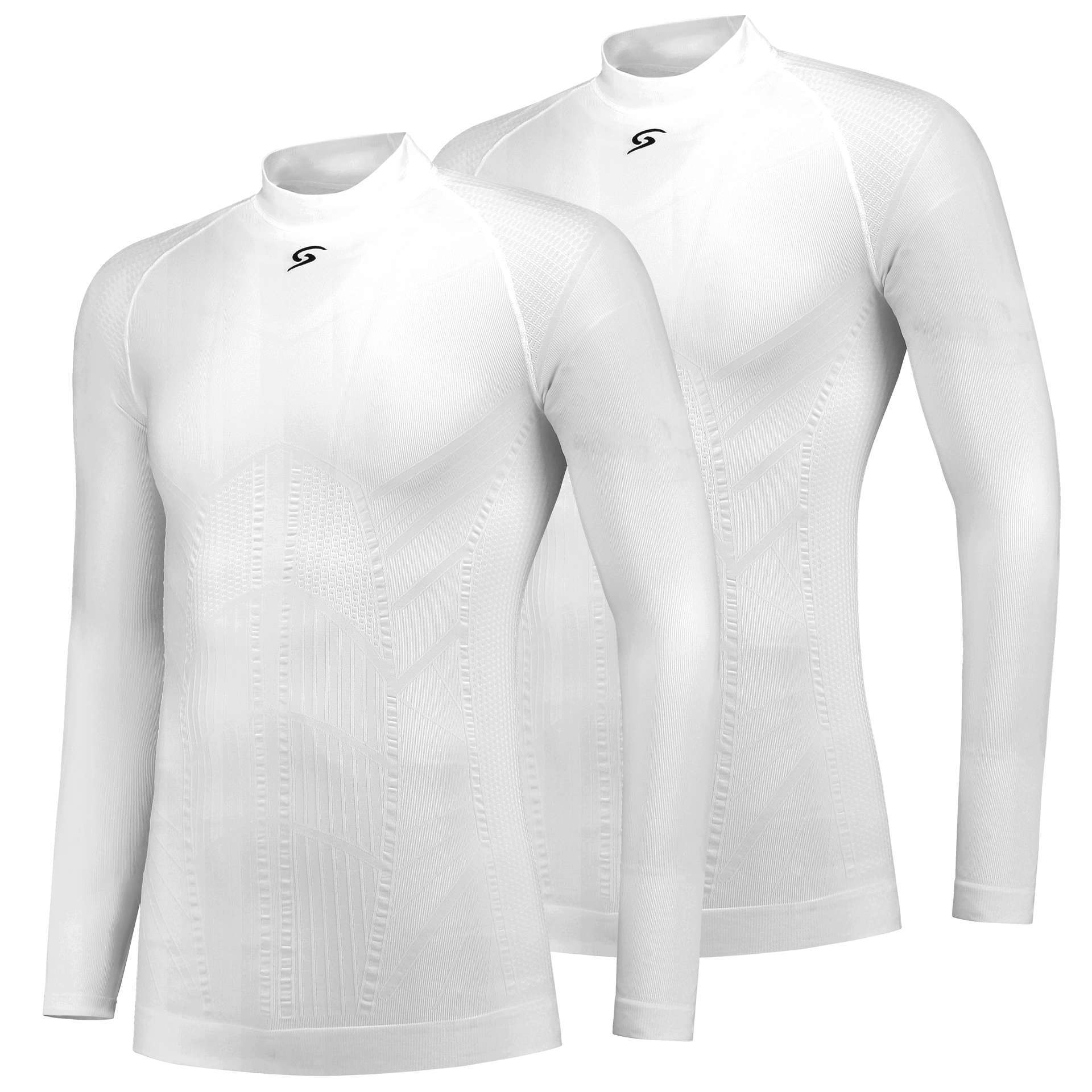 FUTURUM Thermoshirt Lange Mouwen Wit Heren 2-Pack