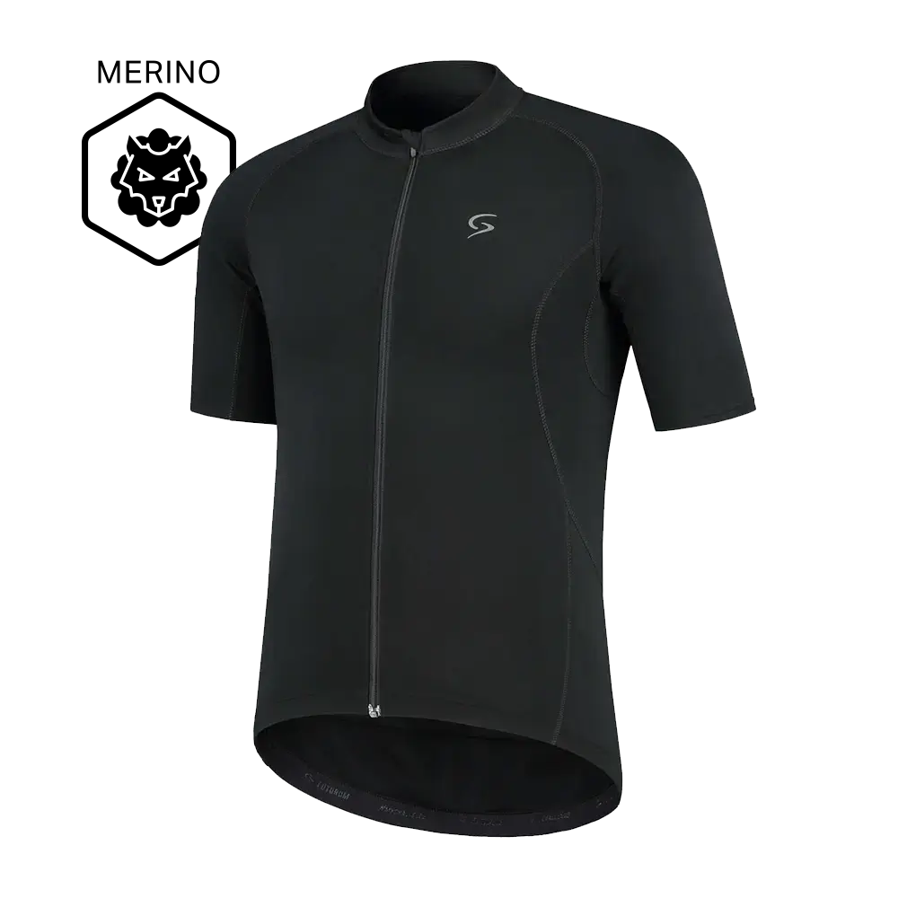 Wielershirt zwart sale