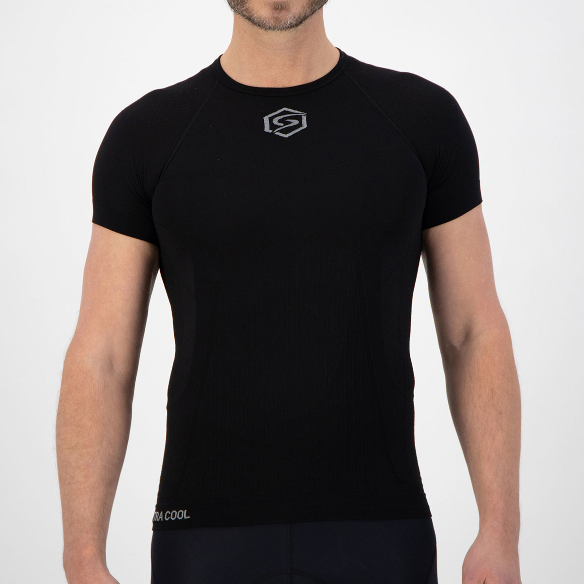 FUTURUM PROFORMANCE Xtra Cool Recycled Ondershirt Korte Mouwen Zwart 2-Pack