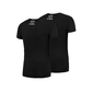 FUTURUM Xtra Cool Recycled Ondershirt Korte Mouwen Zwart 2-Pack