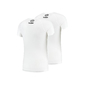 FUTURUM Recycled Ondershirt Korte Mouwen Wit Heren 2-Pack 