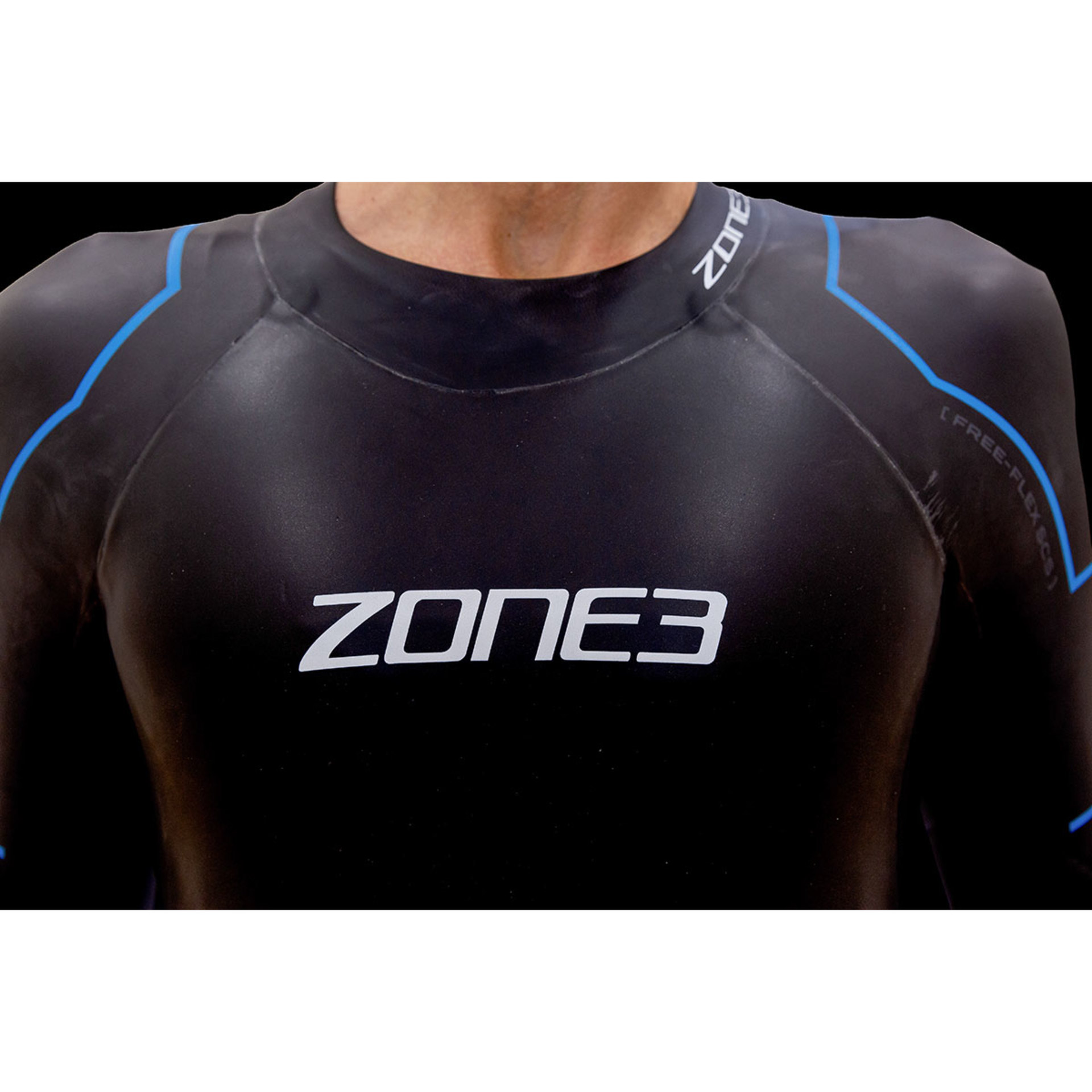 Zone3 Advance Wetsuit Zwart/Blauw Heren 