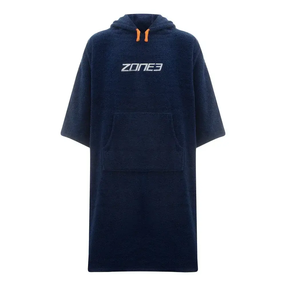 Zone3 Adult Toweling Changing Robe Blue