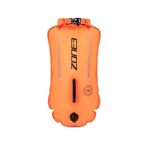 Zone3 Recycled Swim Safety Buoy/Dry Bag 28L Hi-Vis Oranje