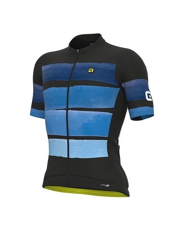 Ale PR-S Track Fietsshirt Korte Mouwen Blauw Heren