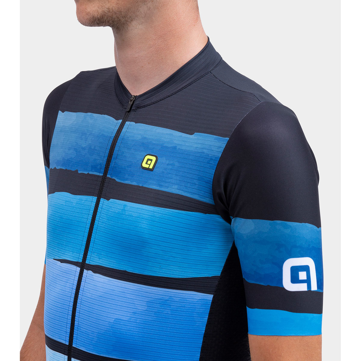 Ale PR-S Track Fietsshirt Korte Mouwen Blauw Heren