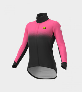 Ale PR-S Gradient Fietsjack Fluo Roze/Zwart Dames