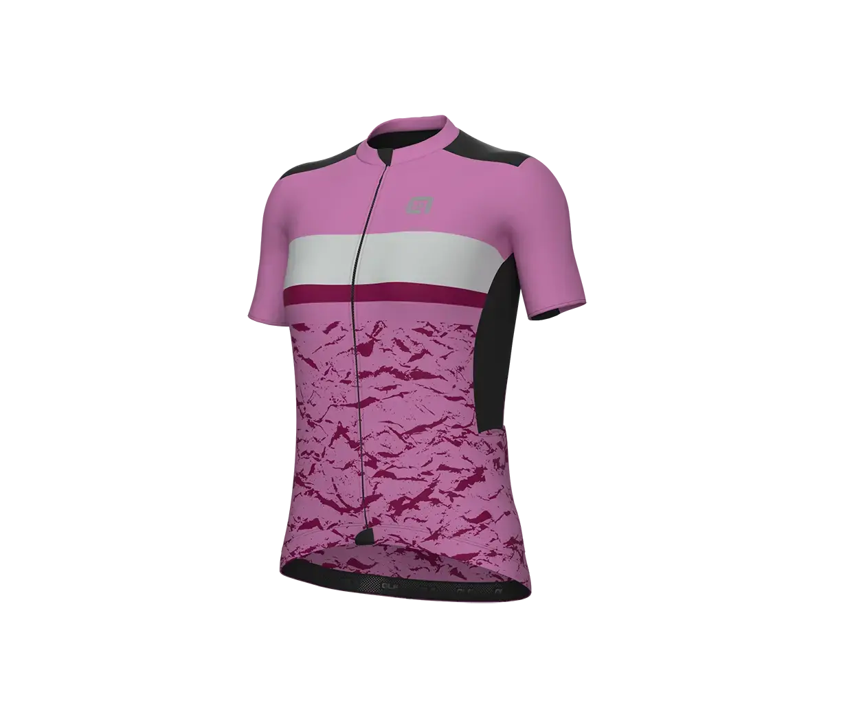 Rogelli Abbey Fietsshirt Korte Mouwen Dames - Roze
