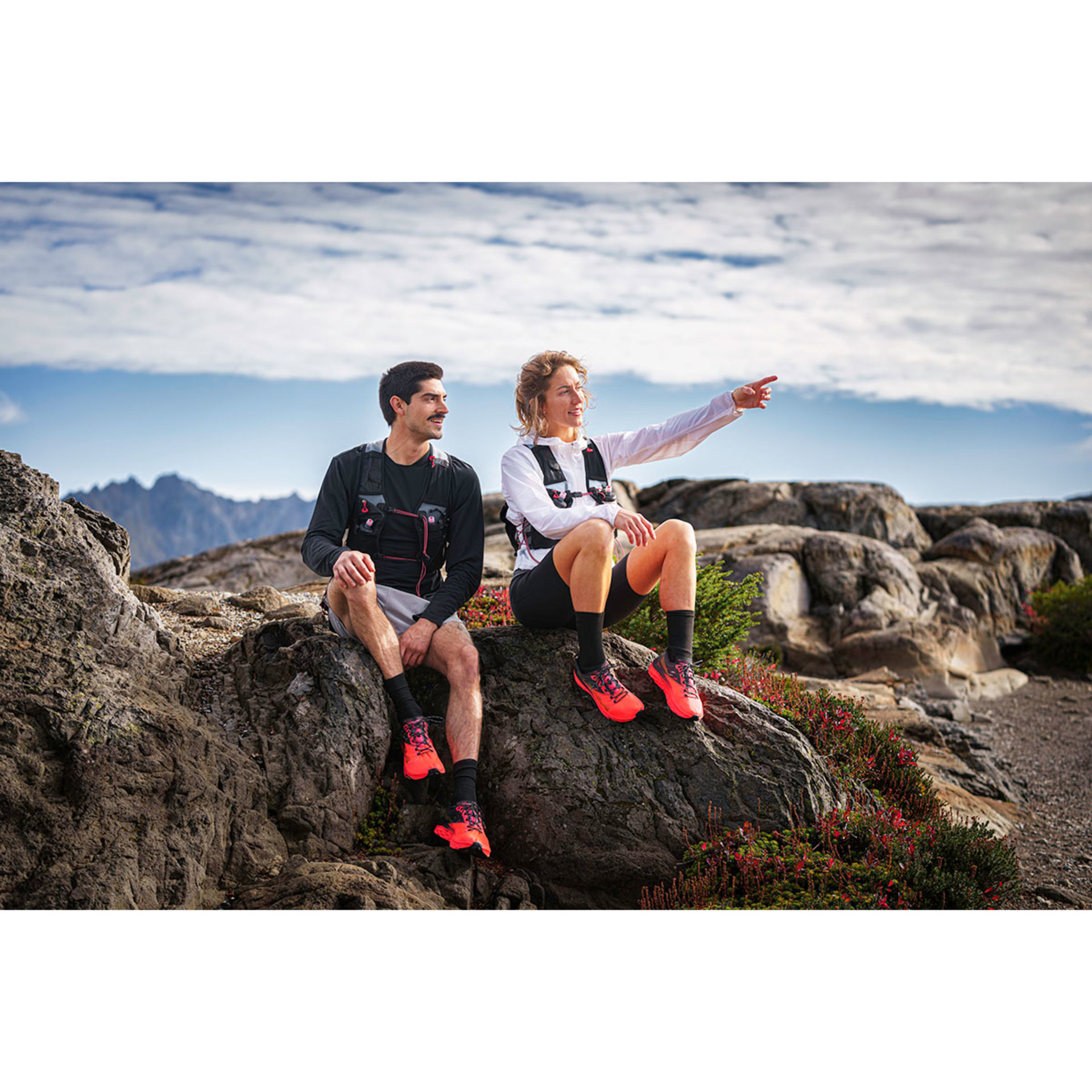 Altra Mont Blanc Trail Hardloopschoenen Roze/Zwart Dames