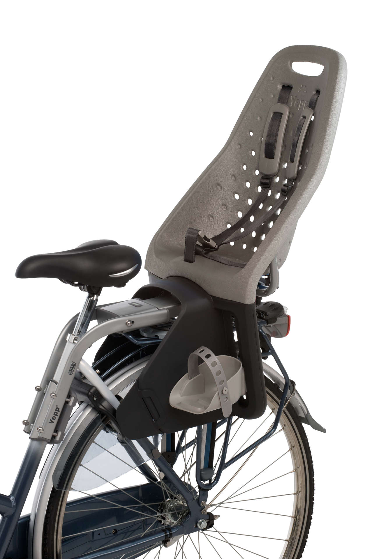 Yepp Maxi Zadelbuis Achterzitje met Bevestiging Zilver koop je bij  Futurumshop.nl