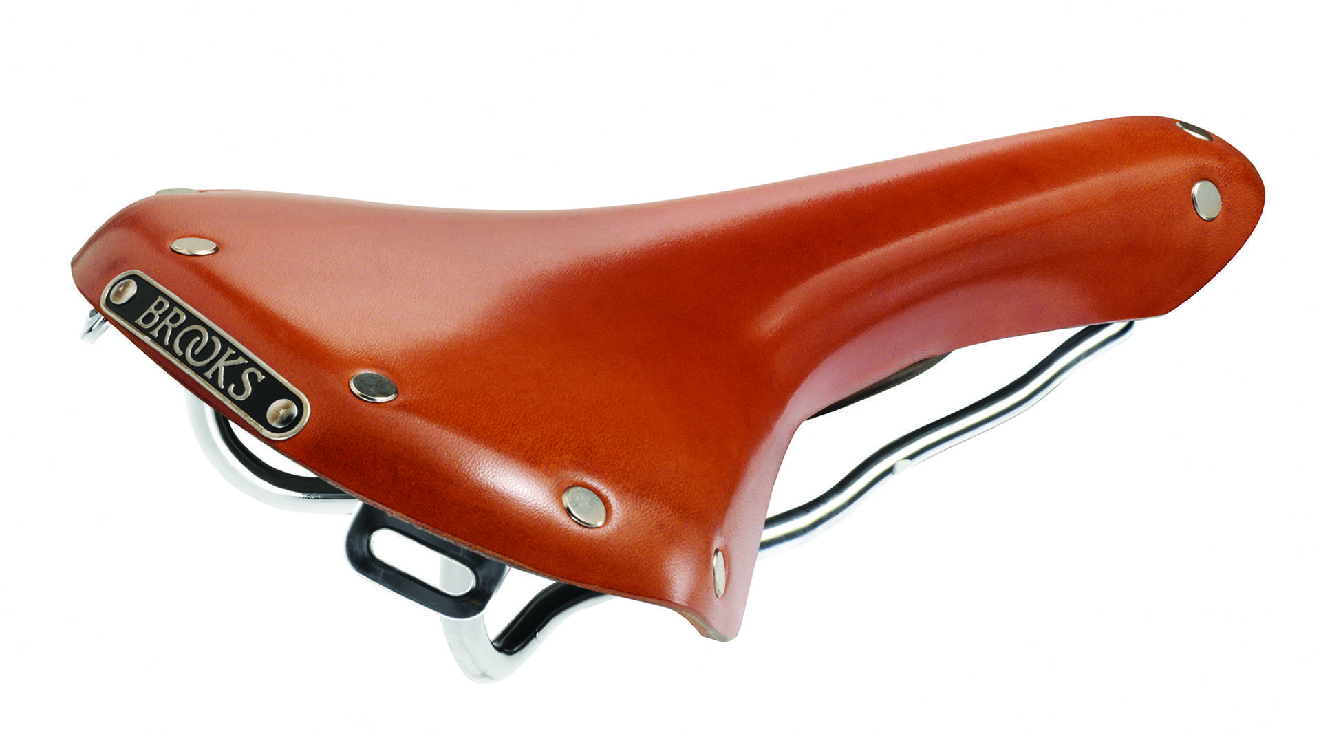 Brooks England B15 Swallow Zadel Geel Bruin Uni koop je bij