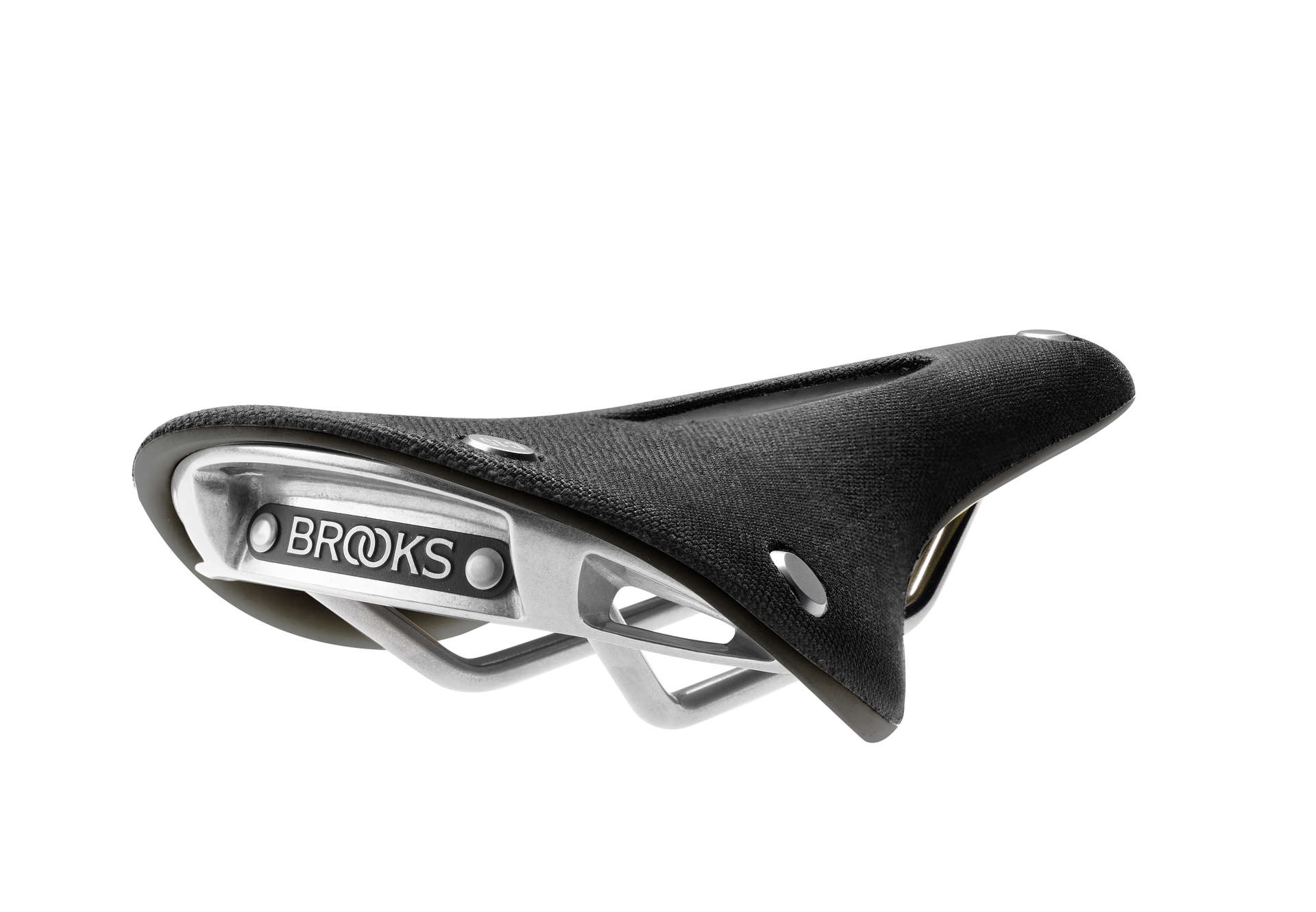 Brooks England C15 Cambium Carved Zadel Zwart Heren