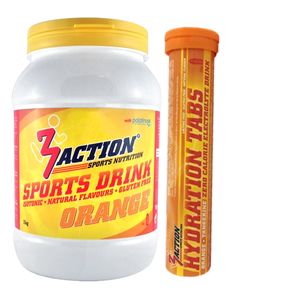 3Action Sports Drink Orange 1 kg + Hydration Tabs Orange