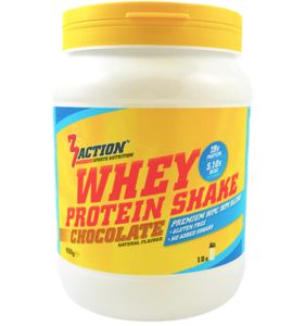 3Action Whey Protein Shake Chocolate 450 gram