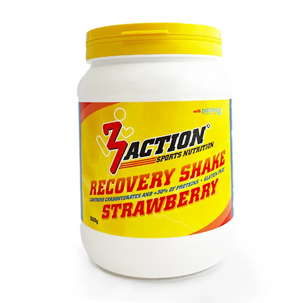3Action Recovery Shake Aardbei 500 gram