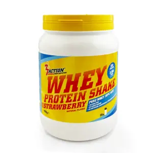 3Action Whey Protein Shake Aardbei 900 gram